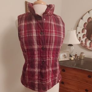 Bandalino Woman's plaid vest